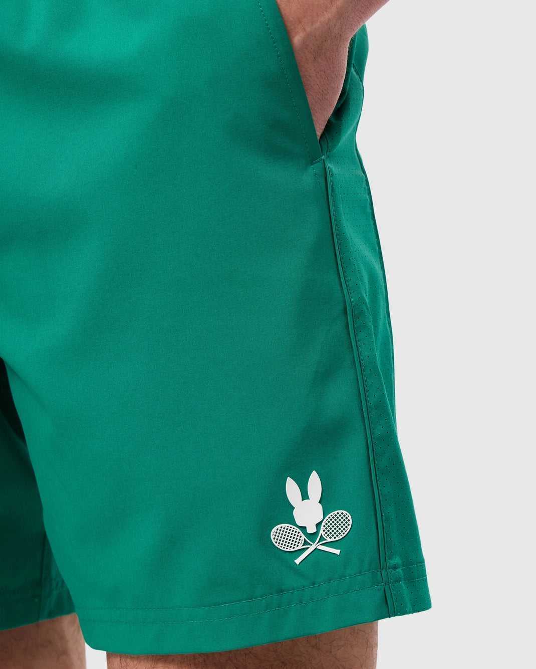 Short Psycho Bunny Courtside Sport Track Short Vert Homme | HGK-72296321